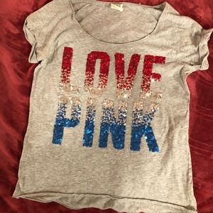 Vs pink bling tshirt